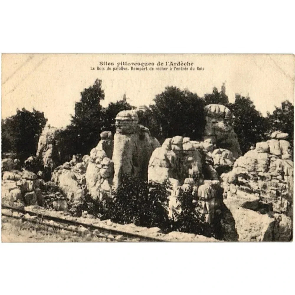 Sites Pittoresques de l'Ardèche Postcard